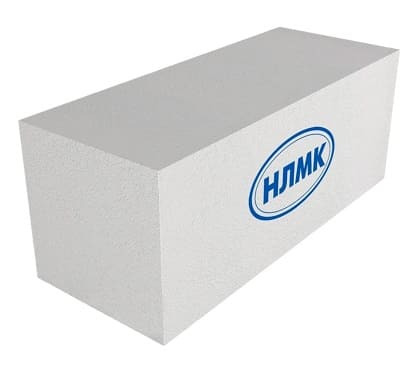 Блок газобетонный стеновой D600 B3,5 625х400(300)х250 НЛМК