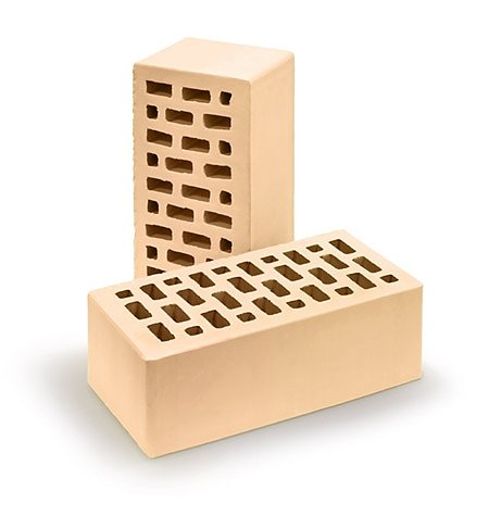 Облицовочный пустотелый, М-150,120x250x88, желтый, Верхневолжский КЗ